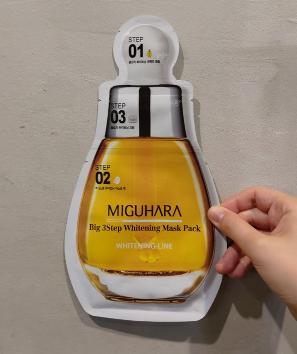 Big 3 Step Whitening Mask Pack Origin MIGUHARA