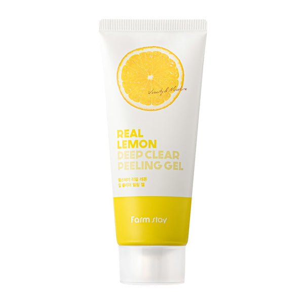 REAL LEMON DEEP CLEAR PEELING GEL FARM STAY