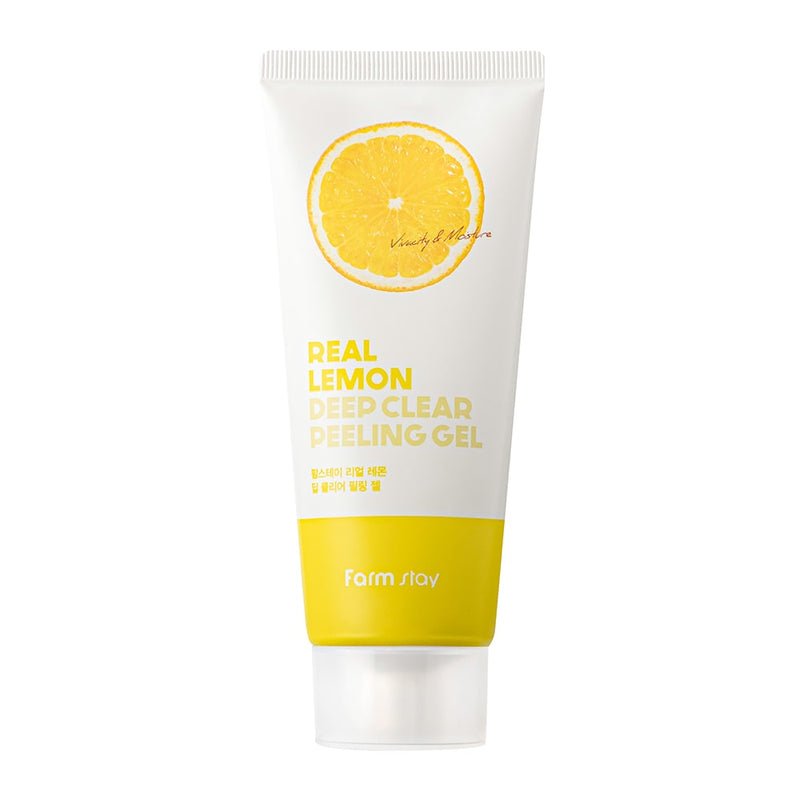 REAL LEMON DEEP CLEAR PEELING GEL FARM STAY