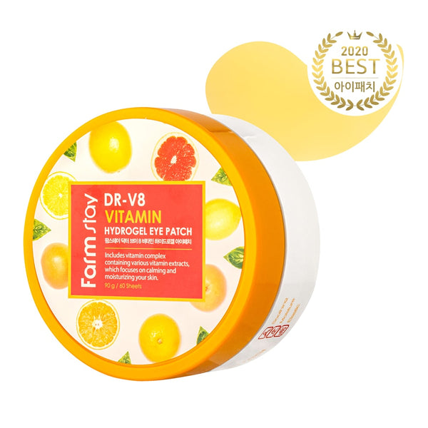 DR-V8 VITAMIN HYDROGEL EYE PATCH FARM STAY