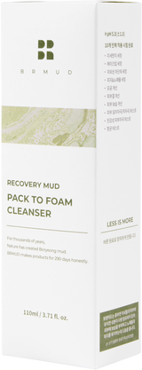 Recovery Mud Pack To Foam Cleanser | Limpiador de barro espuma 110ml BRMUD