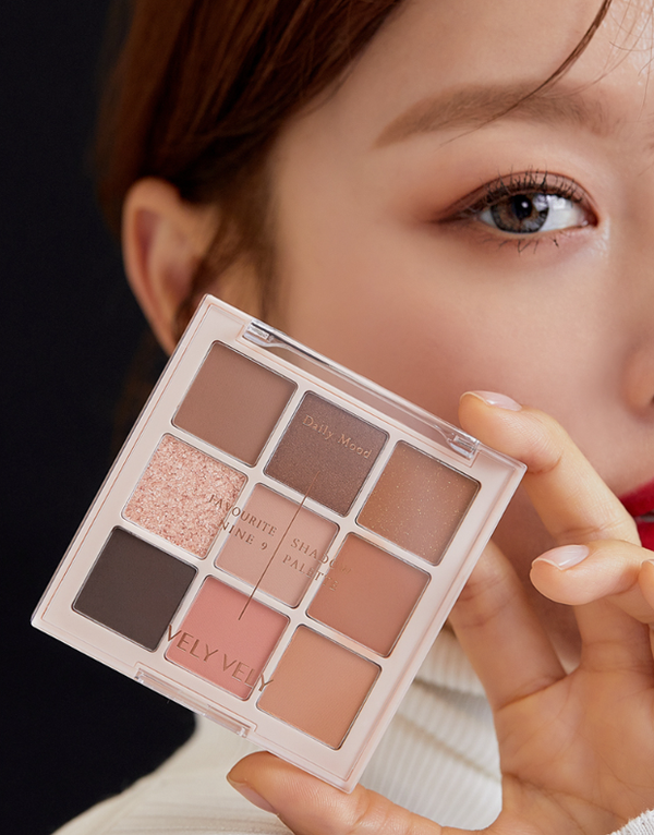 Paleta de sombras para ojos | Favourite Nine 9 Shadow Palette VELY VELY