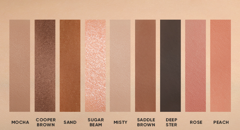 Paleta de sombras para ojos | Favourite Nine 9 Shadow Palette VELY VELY