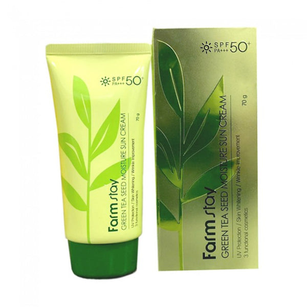 GREEN TEA SEED MOISTURE SUN CREAM FARM STAY