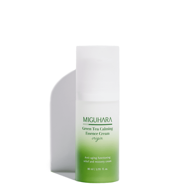 Crema de Te verde | Green Tea Calming Essence Cream Origin 80ml MIGUHARA