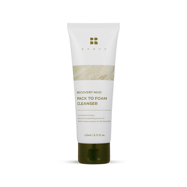 Recovery Mud Pack To Foam Cleanser | Limpiador de barro espuma 110ml BRMUD