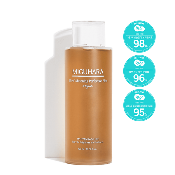 Ultra Whitening Perfection Skin Origin 400ml | Tónico ultra blanqueamiento  MIGUHARA